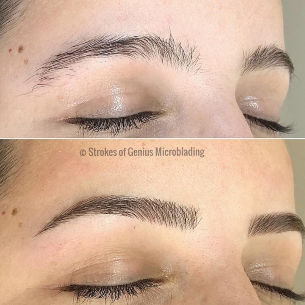 Microblading Brows Result